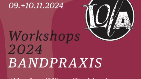 Ankündigung Workshop Bandpraxis